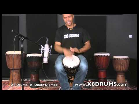 how to measure djembe head size