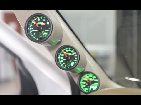 how to install a temperature gauge in a car