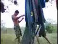 Acampamento calabresa e pitú