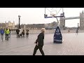 Amazing Boris Johnson basketball trick shot