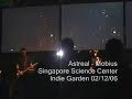 astreal performing at the singapore science center during indie garden on 2nd december 2006.