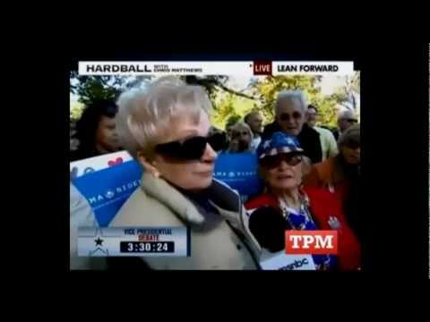 Woman at VP Debate Calls Obama a Communist, Can't Say Why Video