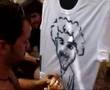 caricatures on t-shirt