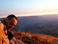 Rtanj pyramidal mountain night climbing, above the clouds Serbia.
