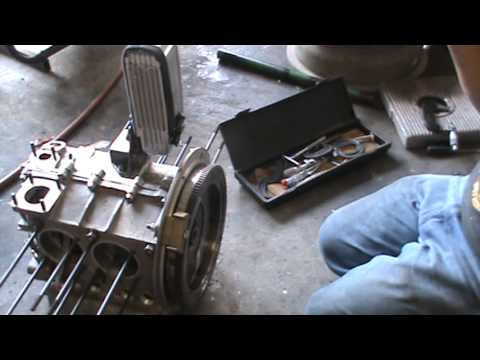 how to install a flywheel and seal on vw 1600