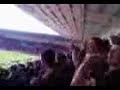 Cobblers fans at doncatser for the last game of the season.