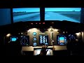 approach in hannover germany with my home cockpit flightsimulator