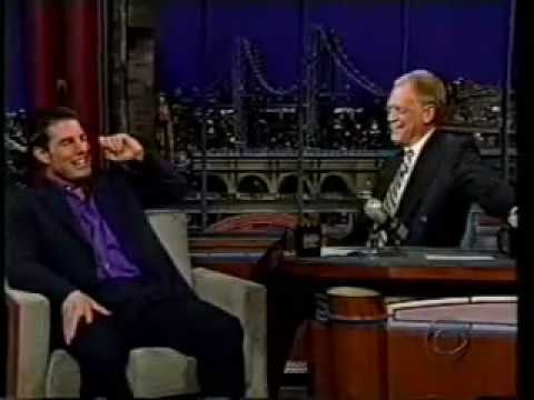 Tom Cruise gets hysterical on Letterman