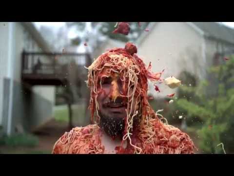 food - (food in order of occurrence) Apple Jacks Milk Sausage Hot dog bun Ketchup Mustard Sliced onions Candy (variety) Tomato sauce Meatball Parmesan cheese Texas ...