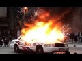 G20 Protest Toronto Anarchists Burning Police Cars and Looking For a Fight
