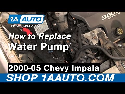 How To Install Replace Water Pump 00-05 Chevy Impala 3800 3.8L 1AAuto.com