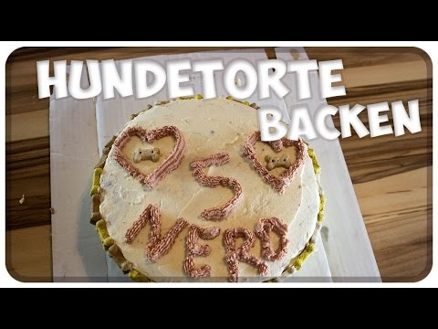 Geburtstagstorte für den Hund! Hundekuchen backen mit Rezept! Hundetorte! Tipps!!
