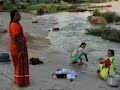 India washing clothes