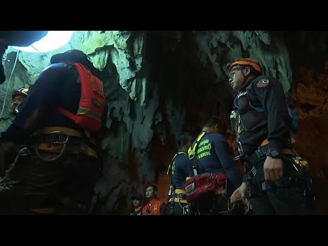Umfangreiche Rettungsarbeiten: Thailand bangt um eingeschlossene Jugendliche in einer Höhle