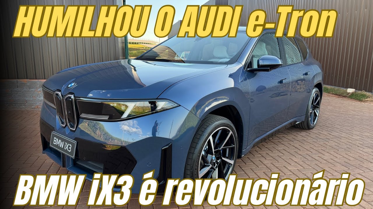 TESTE COMPLETO DO NOVO BMW iX3: ELÉTRICO REVOLUCIONÁRIO roda 800km com uma carga
