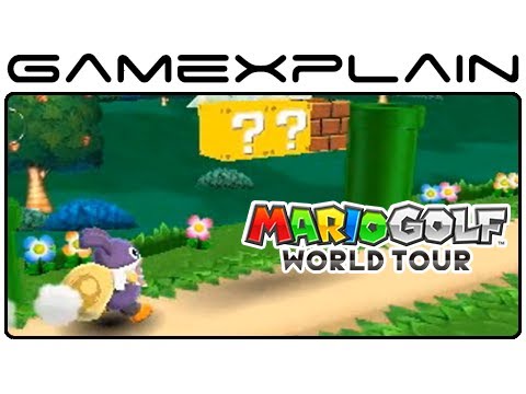 Mario Golf DLC Gameplay (Nabbit, Rosalina, Toadette, Gold Mario & Mario Golf 64 Courses!)