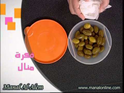 استخدمي ورق الزبدة لحفظ الزيتون