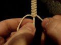 Instruction on how to tie a Square Knot for you to make a hemp anklet, bracelet, choker, or necklace.