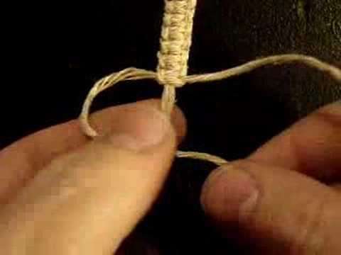how to fasten hemp bracelet