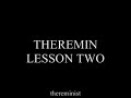 theremin lesson two
