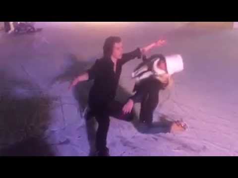 Harry Styles and Brianne Delcourt skate 'Bolero'