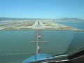 Landing San Francisco from Cockpit B747