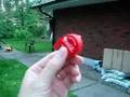 Archery trick shot: Mini aerial cocacola