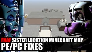 Fnaf Sister Location Minecraft Map Pe Pc Fixes Minecraftvideos Tv