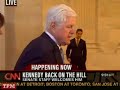Sen. Edward Kennedy Arrives at Capitol Hill