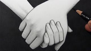 Drawing Time Lapse: Holding Hands