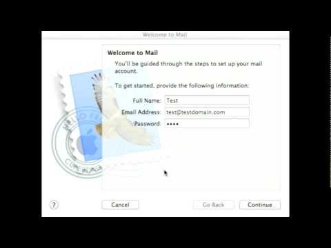 How to add your IMAP account to Mac Mail YouTube