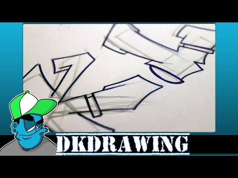 how to draw cool letter j