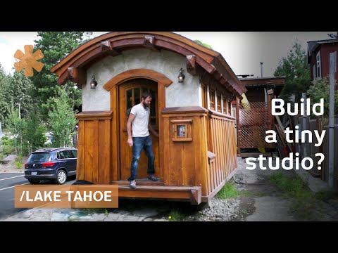 Brothers build green-roofed portable office in Lake Tahoe