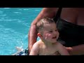 Blake Splashing at the Pool
