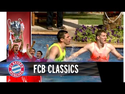 FC Bayern water polo with Luca Toni, Ribéry & Co.