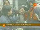 denuncia en fiscalia militar por agresion a víctor salas