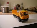 warning light bar 1:87 yellow on truck