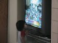 just chillin and watching kat on tv