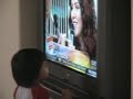 just chillin and watching kat on tv