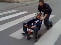 Wypadek na rowerze (prawie jak Kubica;p)