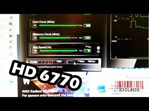 R3DLIN3S - Overclock HD 6770 Graphics Card AMD XFX - Stable I show you an overclock and benchmark of the Radeon HD 6770 XFX AMD Graphics card. About a 4% overclock befo...