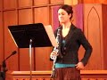 Mozart clarinet solo