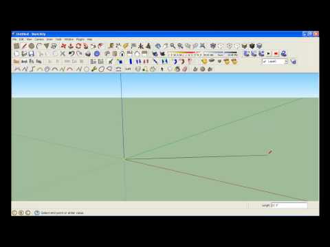 Introduzione all'uso di Google SketchUp parte 1 - italiano