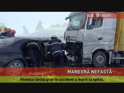 Accident mortal, pe DN 1, în județul Brașov