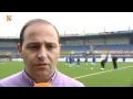 1 supporter aanwezig bij eerste training Fuat Çapa