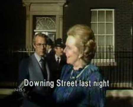 Margaret Thatcher - End Of Falklands War 