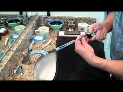 how to clean sink after shaving
