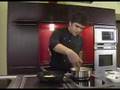 Tagliattele amb pop, pesols i formatge