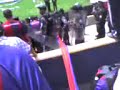 los chapas jodiendo a la hinchada que ya estaba cabreada de