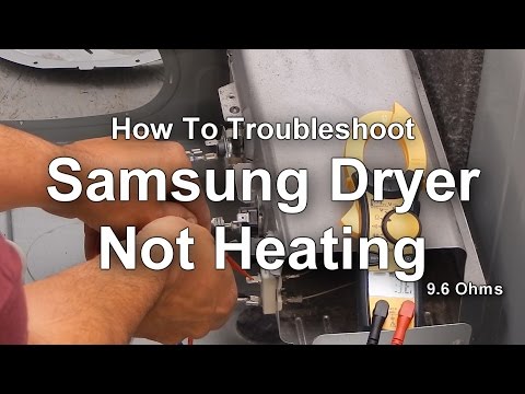 how to troubleshoot dryer not heating